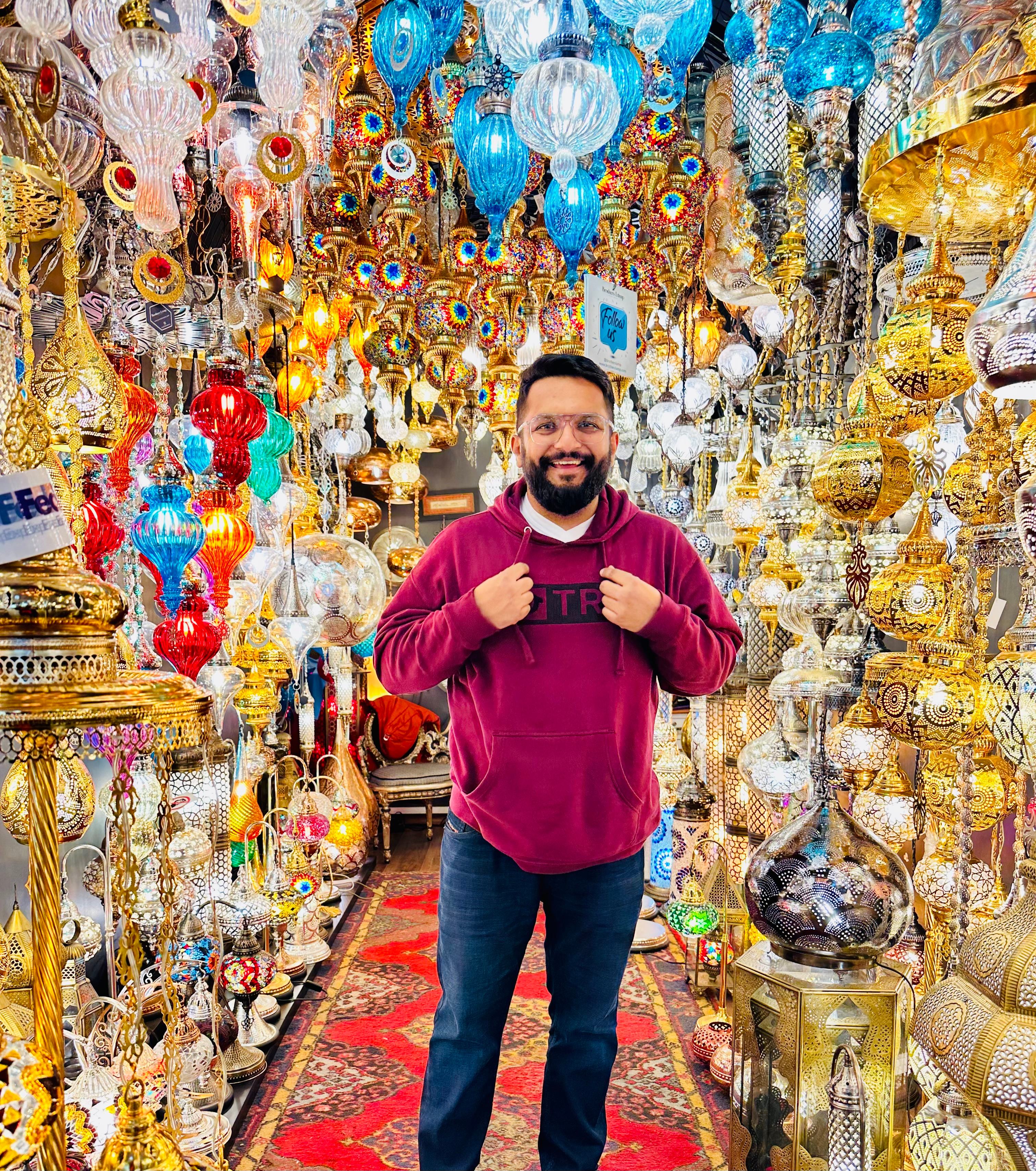 Ahmad, New Jersey food vlogger, exploring traditional markets and discovering authentic cuisines around the world